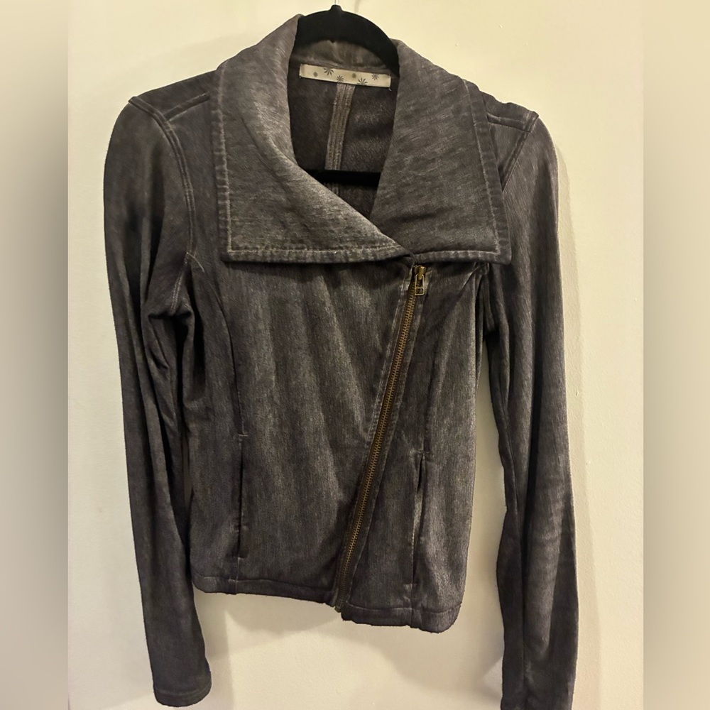 Asymmetrical Zip Moto Style jacket.